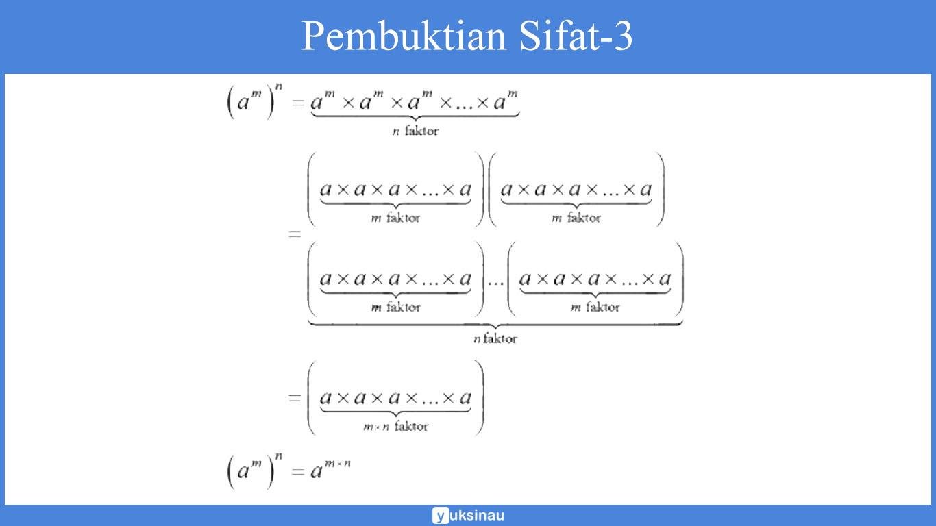 √ Bilangan Berpangkat: Jenis, Sifat, Operasi Hitung, Soal, Penyelesaian